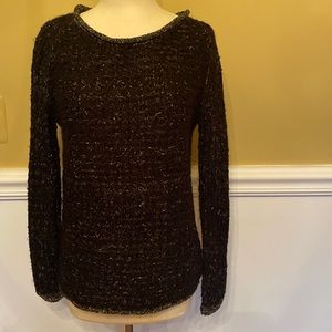 Black Gold Flecked Sweater